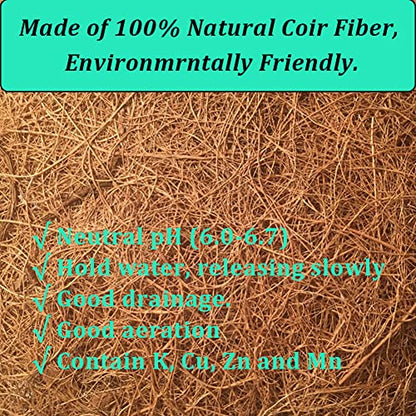 4PCS Coco Liner for Hanging Basket - 10 Inch Round - 100% Natural Planter Liner Replacement - color: 4pcs, size: 10inch