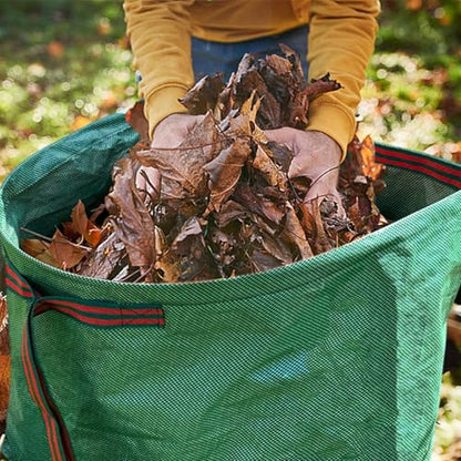 Ideal Swan 72 Gallon Reusable Yard Leaf Bag Holder, 2 Pack Waste Collector