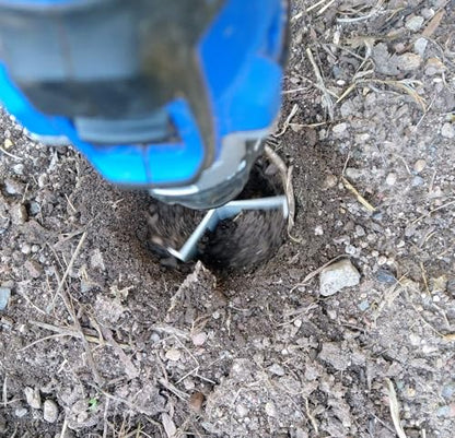 Garden Groomer - Soil Tiller, Weed Remover, Soil Digger, Auger, Drill Attachment for Gardening