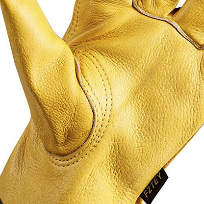 2 Pairs Heavy Duty Thorn Proof Gardening Gloves For Men & Women - size: Small (Pack of 2)