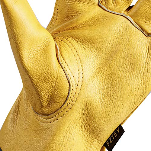 2 Pairs Heavy Duty Thorn Proof Gardening Gloves For Men & Women - size: Small (Pack of 2)