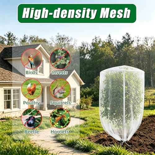 59 x 32.4in Garden Netting with Zipper for Tomato Strawberry Herb - size: 59 x 32.4 Inch