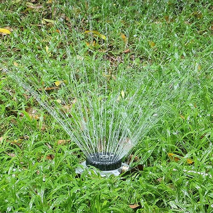 STYDDI Turret Pattern Sprinkler on Metal Base, 9-Pattern Lawn Sprinkler - size: 9-Pattern