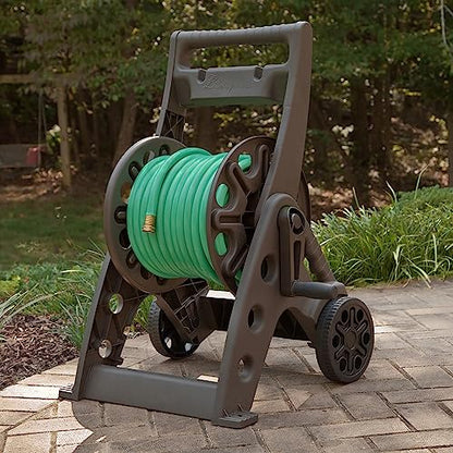 Liberty Garden Products 514 Two Wheel, Hose Cart, Plastic,bronze (Assembly required)