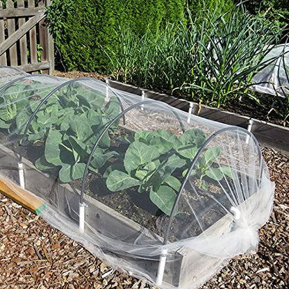 Fine Mesh Garden Netting for Protection, 8'x33' Vegetable Crop Covers Netting for Protect Fruits, Plants, Flowers, Greenhouse Cover Net, Patio Gazebo Screen Barrier - color: 8ft X33 Ft