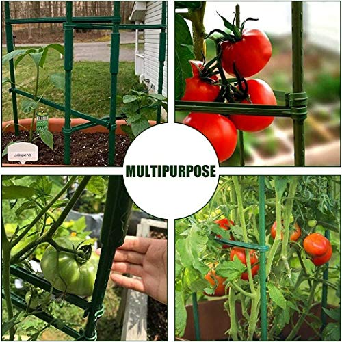 Adjustable Plant Trellis Connector Clip Plastic Plant Connector Stakes