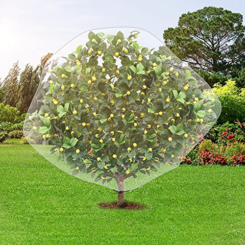 PURPLE STAR 1N 6.2 x 8.2 Feet Insect Bird Barrier Netting Mesh with Drawstring, Garden Bug Netting Plant Cover for Protect Plant Fruit Flower from Insect Bird - color: 6.2x8.2 Ft
