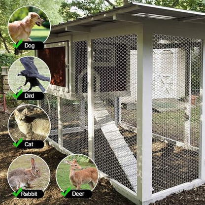 Amagabeli Chicken Wire Fencing Poultry Wire Netting 36inch x 50ft 2 Inch Hexagonal Galvanized Mesh Garden Fence Animal Barrier for Garden Protection Craft Rabbit Cage Dog Roll Chicken Coop Accessories - size: 2" 36"x50'