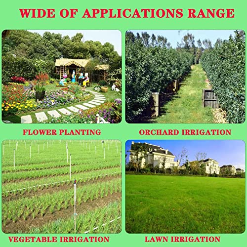 300Pcs Drip Irrigation Parts Kit Drip System Fittings for1/4 Tubing - color: Xkhz