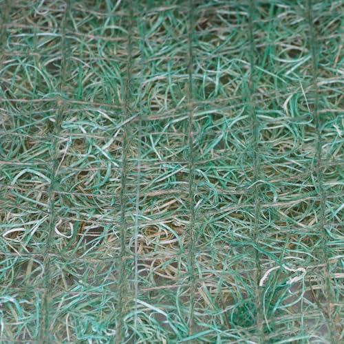 American Excelsior QuickGRASS Pro - 4'x50'- Green Biodegradable Jute Net Erosion Control Blanket Landscape Roll