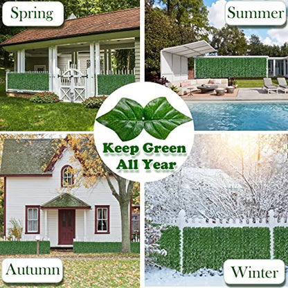 Bybeton 60"x120" (50sqft) Ivy Privacy Fence - size: 60*120 IN