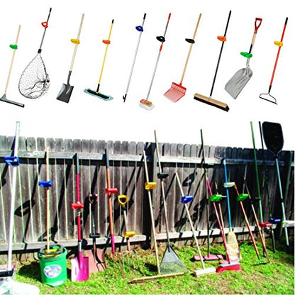 Back-Saving Tool Handle Labor-Saving Ergonomic Shovel or Rake Handle Attachment Yellow - color: Yellow