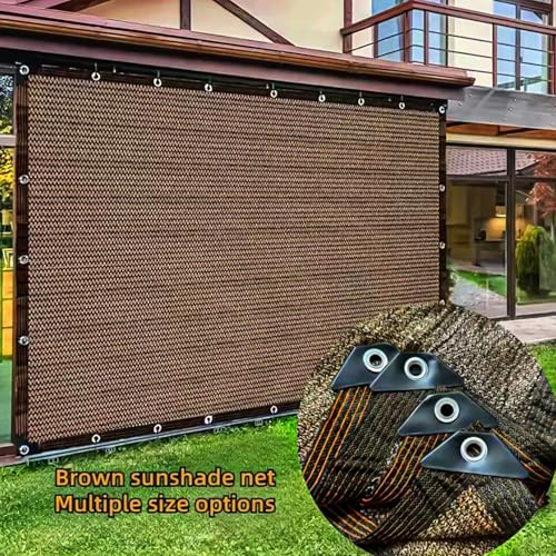 80% Sunblock Shade Cloth Net Resistant - 5x6Ft Garden Shade Mesh for Plant Cover, Greenhouse, Chicken Coop, Kennels, Tomatoes Plants - size: 5X6FT