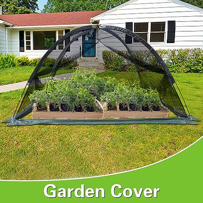 10 x 8 ft Pond Cover Dome Net for Garden Water Features - style: 10×8