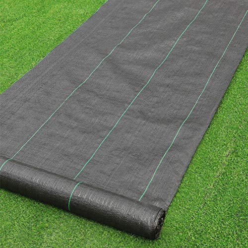 Petgrow Heavy Duty Weed Barrier Landscape Fabric for Outdoor Gardens, Non Woven Weed Blockr Fabric - Garden Landscaping Fabric Roll - Weed Control Fabric in Rolls(3FTx300FT) - size: 3FTx300FT
