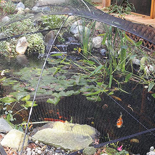 Pond Netting 15x40 Ft, 1/2 in Woven Fine Mesh Leaf Net - size: 15x40 FT