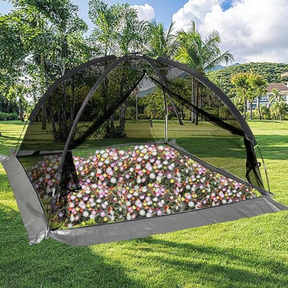 10 x 8 ft Pond Cover Dome Net for Garden Water Features - style: 10×8