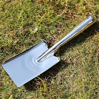 Garden Shovel Hand Trowel, Heavy Duty Stainless Steel Gardening Tools - color: Square shovel