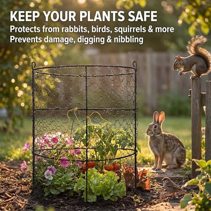 DHAMPOOH Garden Cloches for Plants, Outdoor Plant Protectors, 8 Pack - size: Pack of 8