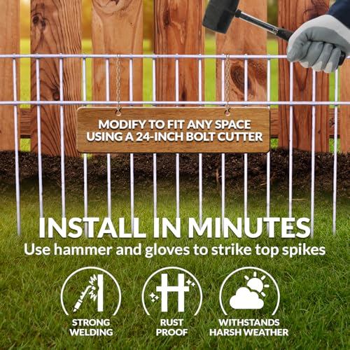 Dig Defence Original Animal Barrier Garden Fence, X-Large, 5 Pack - size: 5 Count