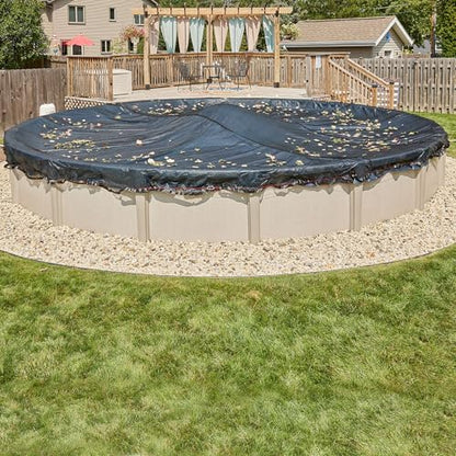 Doheny’s Professional Grade Leaf Nets for Above Ground Pools – 18' Round – Makes Clean-Ups Fast – Lightweight, Versatile & Durable – Keeps Leaves Out - size: 18' (Round)