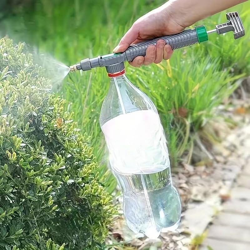 Handheld High-Pressure Air Pump Sprayer Manual Handheld High-Pressure Spray Pump with Adjustable Nozzle for Garden Weeding Plant Watering Household Cleaning