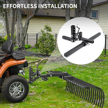 YITAMOTOR 50" Manual Implement Lift 1-Point Lift System for ATV/UTV - style: ATV Implement Lift