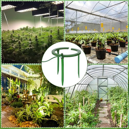 Tujoe 4 Sets Drip Irrigation Ring Tree Water Ring 3 Leg Support, 9 Inch - size: 9 Inch