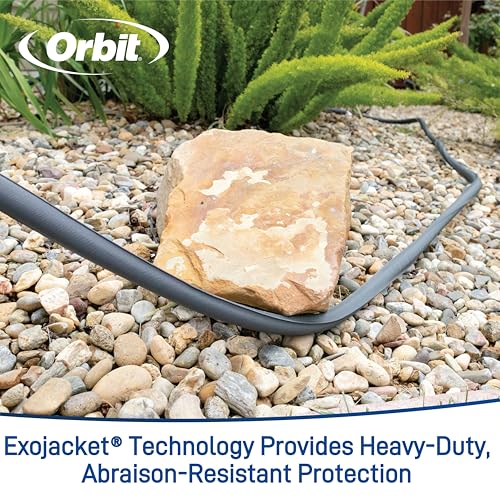 Orbit 33185 ExoJacket Heavy Duty Fabric Garden Hose, 50-Foot x 5/8-Inch (Pack of 6) - size: 50 Ft (Pack of 6), style: ExoJacket