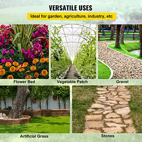 VEVOR Weed Barrier Fabric, Heavy Duty 4x100FT 5.8oz Woven Landscape Fabric, Garden Fabric Weed Barrier, Weed Control Fabric Ground Cover, Geotextile Fabric for Landscaping, Weed Block Gardening Mat - size: 4FT*100FT-5.8OZ, style: Woven