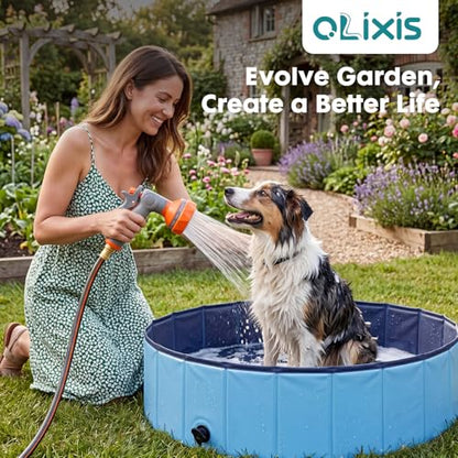 OLIXIS Retractable Garden Hose Reel, 1/2'' x 65 ft Water Hose with Nozzle - size: 1/2" x 65 FT