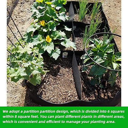 CJGQ Fabric Raised Garden Bed 4x2x1ft Garden Grow Bed Bags for Growing Herbs, Flowers and Vegetables 55 Gallon - size: 4ft*2ft*1ft-1 Pack