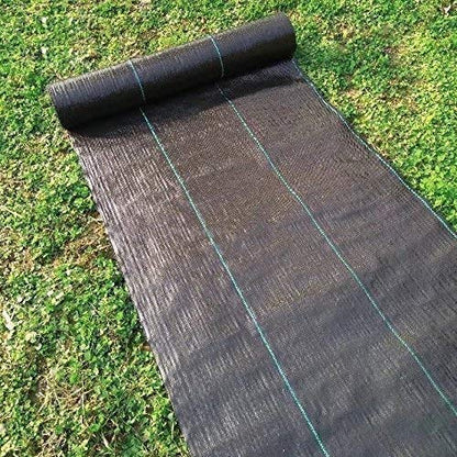 Agfabric 6x16ft Landscape Fabric Weed Barrier Ground Cover Garden Mats - size: 6x16ft