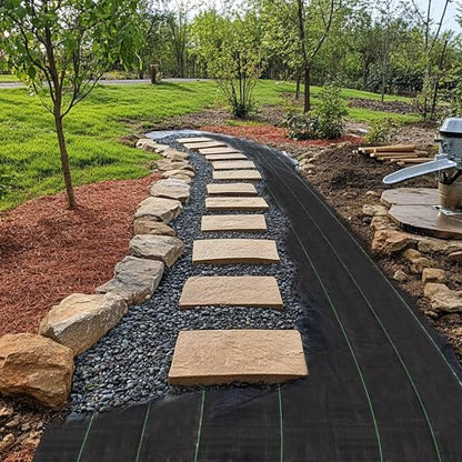 3ft x 300ft Weed Barrier Landscape Fabric Heavy Duty Premium Weed Control Fabric Durable & Eco-Friendly Weed Block Gardening Mat Landscaping Fabric - size: 3ft x 300ft