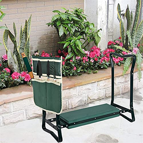 Foldable Garden Kneeler Gardening Bench with Soft Kneeling Pad for Gardening Flowers and Vegetables Balcony Care Potted Plants Yard Cleaning Home Cleaning