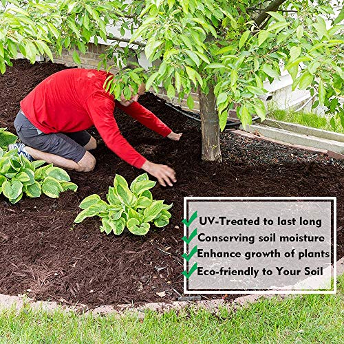 5oz Weed Barrier Landscape Fabric Ground Cover, 7ft x 100ft, Black - size: 7ftx100ft