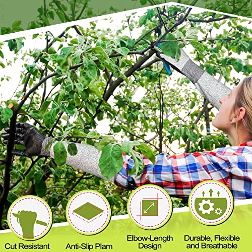 Evridwear Long Sleeve Gardening Gloves for Women & Men