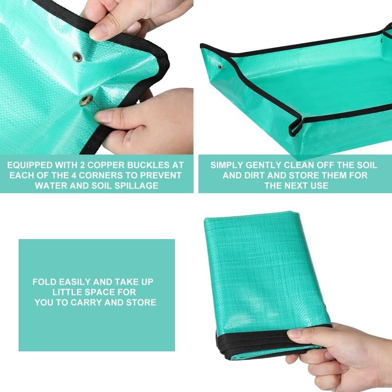 Repotting Mat for Plant Transplanting Portable Gardening Mat,60 * 65cm - color: 60*65cm