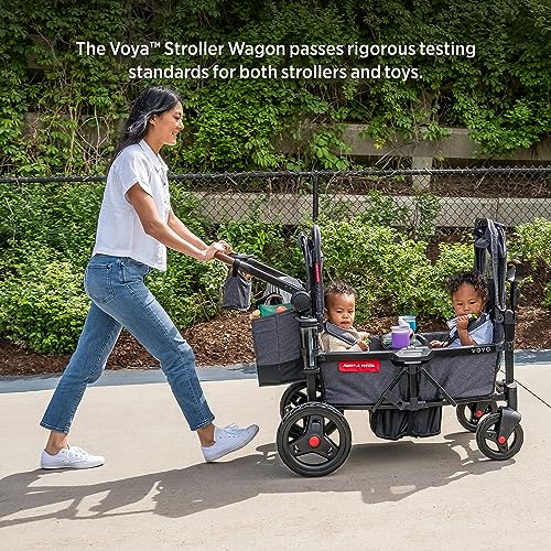 Radio Flyer Voya Stroller Wagon, for Toddlers and Kids 6+ Months, 2 Seats - size: 1.0
