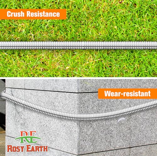 Rosy Earth Garden Hose 10 FT, 304 Stainless Steel Metal Water Hose - size: 10FT