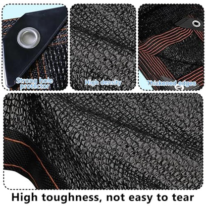 36 ft x 18 ft Black Pool Leaf Net for Rectangle Inground Above Ground Pool Screen Fine Mesh Sunshade Catches Leaves - size: 36' x 18' (Rectangular)