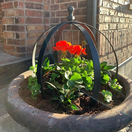 18"x22" Large Round Metal Garden Trellis for Climbing Plants - color: 1 Pcs, size: 18"x22"