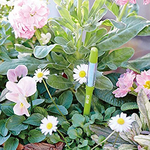 IPPINKA Sustee Aquameter, Bundle of 12, House Plant Soil Moisture Meter, Best for Indoor Potted Plants - Medium Green Refillable