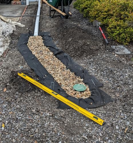 Sandbaggy Non Woven 4 oz Geotextile Landscape Fabric | Industrial Grade Fabric | 100 Lbs of Tensile Strength | UV Protected from Sun Exposure | Approved by DOT (3 ft x 360 ft Roll) - size: 3 ft x 360 ft Roll
