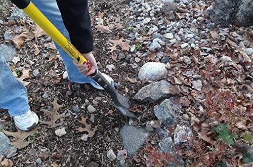 Spear Head Spade SHFD3 40" Teal Garden Spade Shovel - Gardening Shovel with a 9" x 11" Beveled Blade, Steel-Reinforced Fiberglass Long Handle & Cushioned D-Grip - Digging Spade for Planting - color: Teal