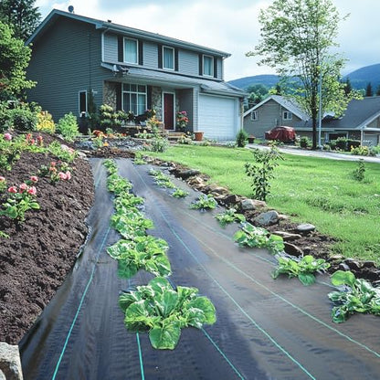 4ft x 300ft Weed Barrier Landscape Fabric Heavy Duty Premium Weed Control Fabric Durable & Eco-Friendly Weed Block Gardening Mat Landscaping Fabric - size: 4ft x 300ft