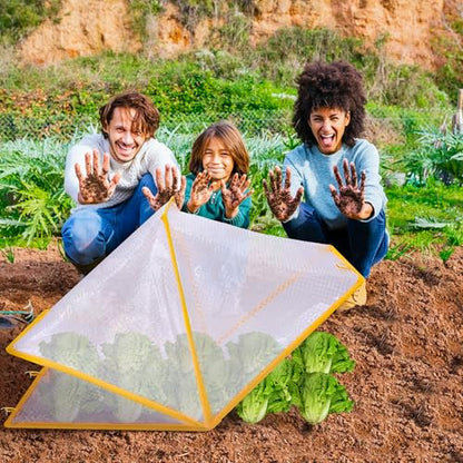 32" x 13" x 14" Garden Row Accelerator Plants Cover, Foldable Raised Garden Beds Vegetable Rows Plant Protector, Plant Net Cage Guard Greenhouse Cover for Protecting Vegetable Fruit from Animals - color: 1 Pc