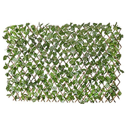 Verseo Artificial Ivy Privacy Fence Wall Screen, Expandable Faux Greenery Hedge Panel, Weather Resistant Leaf Wall Decor for Patio, Balcony, Garden, Backyard Indoor Outdoor Privacy Panels, 1 Piece - size: 1 Piece