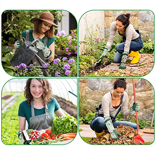WANCHI Work Garden Gloves Women,Long Sleeve Gardening Gloves,Green Small - color: Green, size: Small (Pack of 1)