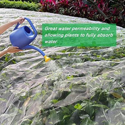 2 Pack 10X30FT Garden Netting, Garden Netting for Raised Beds, Ultra Fine Insect Netting for Vegetable Flowers Fruits, Garden Mesh Plant Cover Row Cover Barrier Protection Net for Birds - size: 10X30FT-2pack